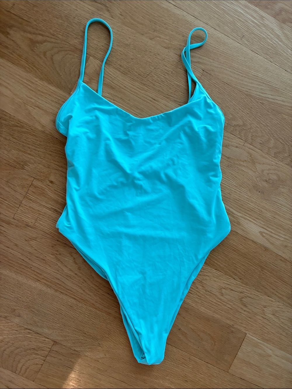 Toast Swim Sleek Women's One-Piece Swimsuit in Aqua